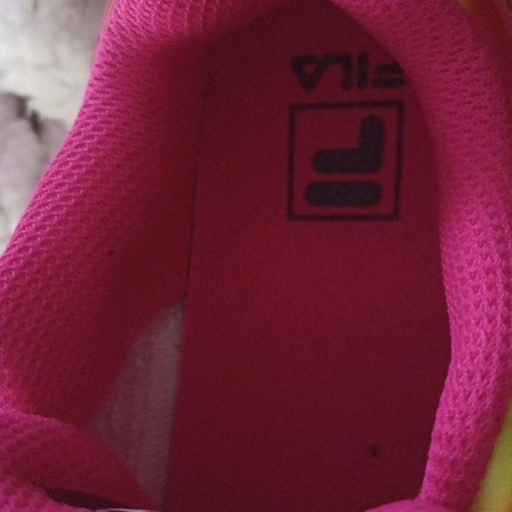 Rainbow Fila kids sneakers